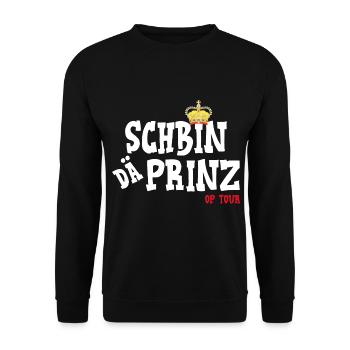 Koeln Schbin dae Prince op Tour - Unisex Sweatshirt - black - Front - Alina (178cm) & Michal (187cm)