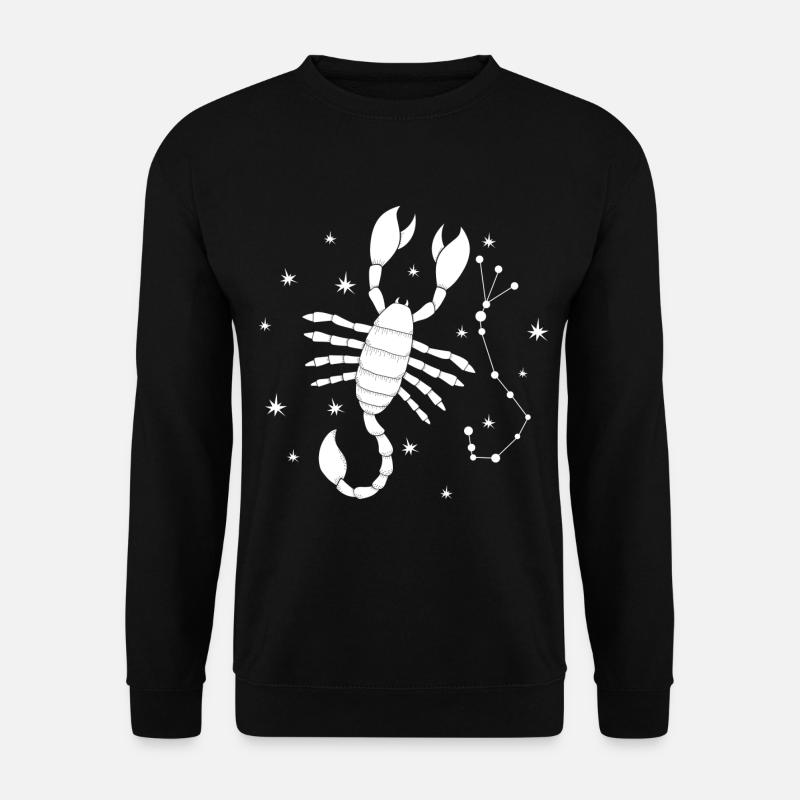 Sternzeichen Skorpion Geschenk Horoskop Astrologie - Unisex Pullover - Schwarz