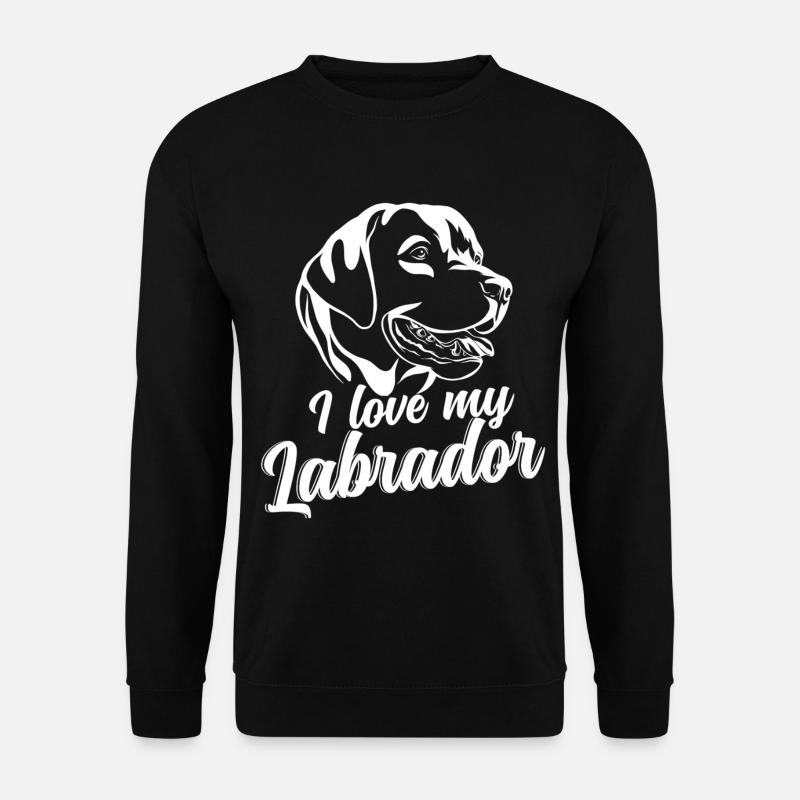 Chien labrador - Sweat-shirt Unisexe - noir
