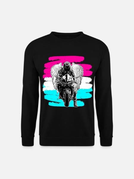 Motorcycle motorcycles motorcyclist biker lifestyle - Unisex Sweatshirt - black