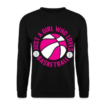 Basket-ball panier de basket-ball panier lancer des joueurs de basket-ball - Sweat-shirt Unisexe - noir - Devant - Alina (178cm) & Michal (187cm)