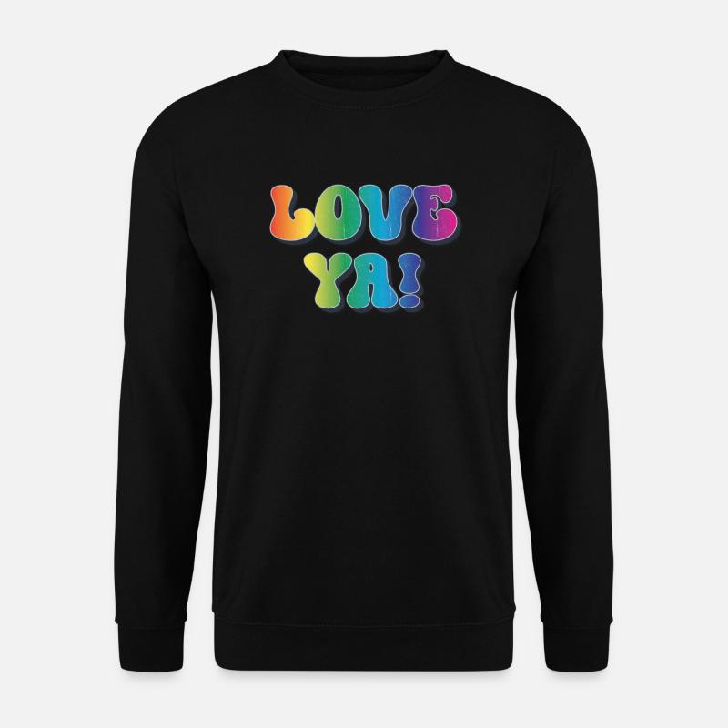 Love You - Unisex Pullover - Schwarz