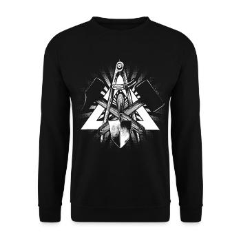 Maurer - Unisex Pullover - Schwarz - Vorne - Alina (178cm) & Michal (187cm)