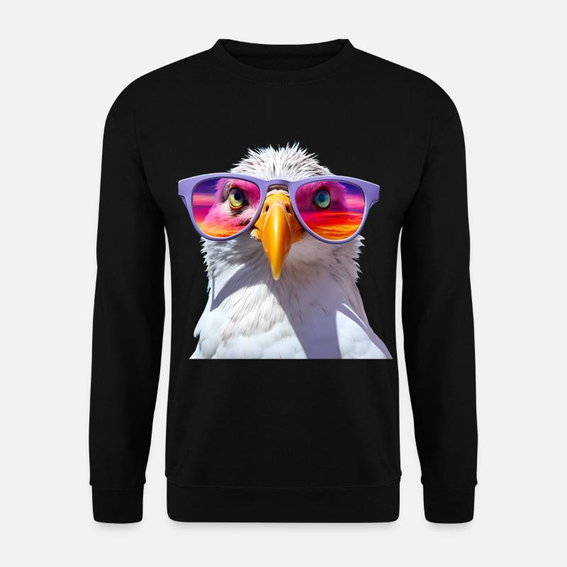 Seagulls Sunglasses - Unisex Sweatshirt - black