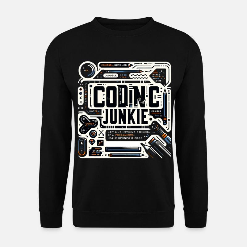 Coding Junkie 11 - Unisex Pullover - Schwarz