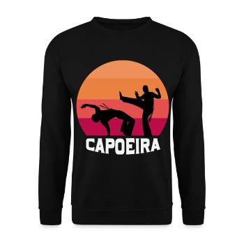 Capoeira brésilienne - Sweat-shirt Unisexe - noir - Devant - Alina (178cm) & Michal (187cm)