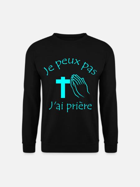 I can't I worse - Unisex Sweatshirt - black