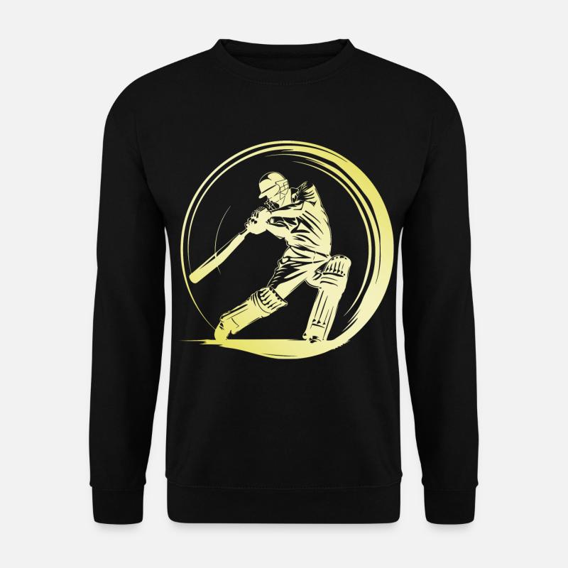 Homme de cricket - Sweat-shirt Unisexe - noir