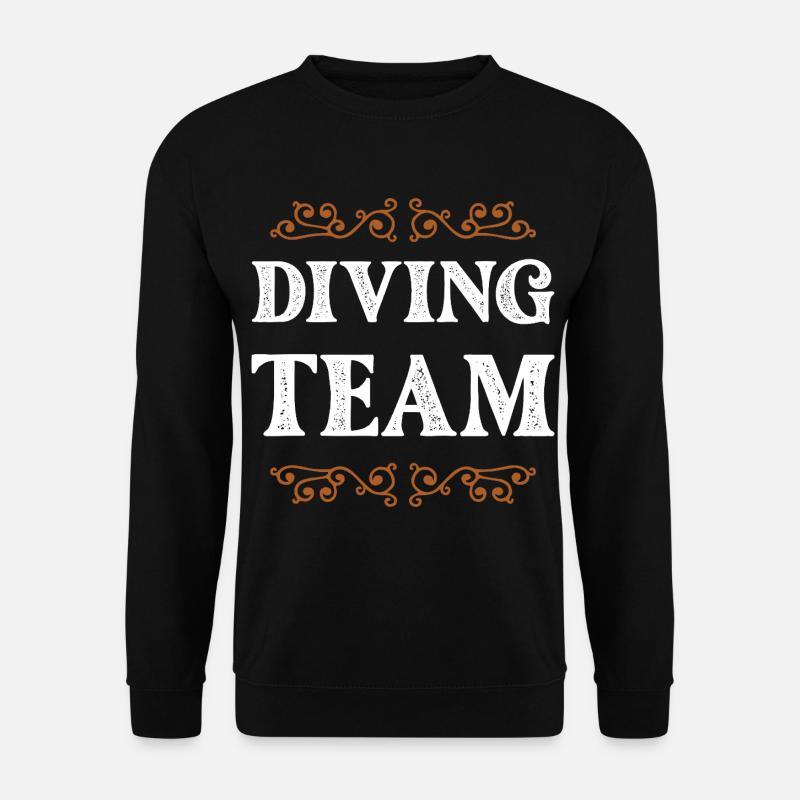Diving Crew - Unisex Pullover - Schwarz