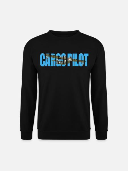 Cargo pilot PBY Catalina - Unisex Sweatshirt - black