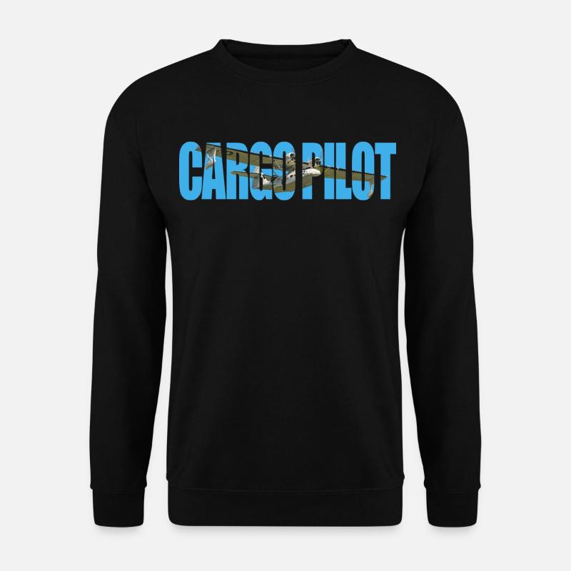 Cargo pilot PBY Catalina - Unisex Sweatshirt - black