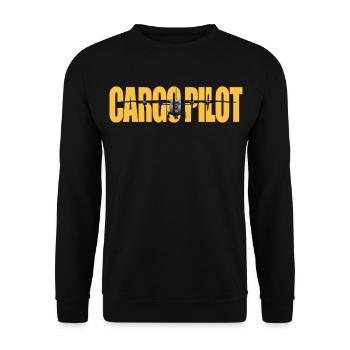 Cargo pilot An-12 - Unisex Pullover - Schwarz - Vorne - Alina (178cm) & Michal (187cm)