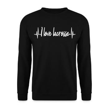 J’adore la crosse - Sweat-shirt Unisexe - noir - Devant - Alina (178cm) & Michal (187cm)