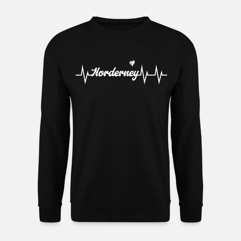 Heartbeat Norderney - Unisex Sweatshirt - black