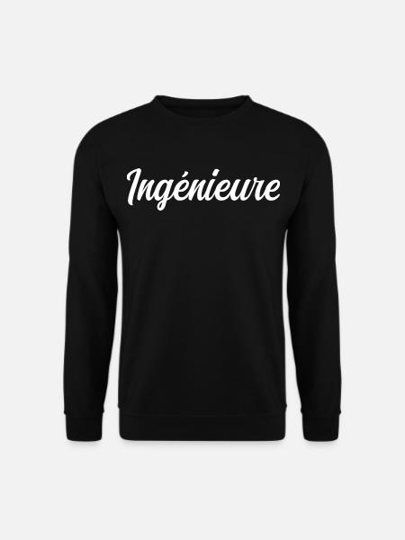 Ingénieure - Sweat-shirt Unisexe - noir