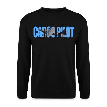 Pilote cargo C-130 - Sweat-shirt Unisexe - noir - Devant - Alina (178cm) & Michal (187cm)