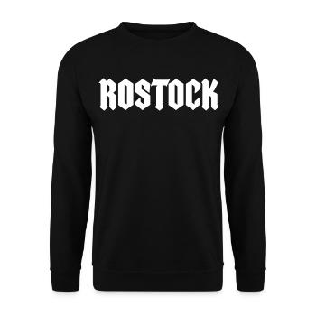 Rostock Gothic Heritage - Unisex Pullover - Schwarz - Vorne - Alina (178cm) & Michal (187cm)
