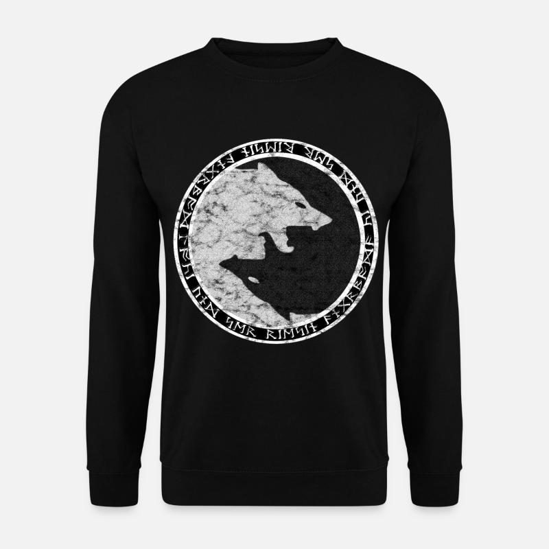 Fenrir - Yin and Yang - Unisex Sweatshirt - black
