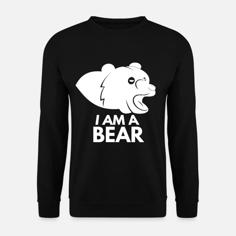 Ours je suis un ours - Sweat-shirt Unisexe - noir