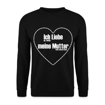 Gamer - Unisex Pullover - Schwarz - Vorne - Alina (178cm) & Michal (187cm)