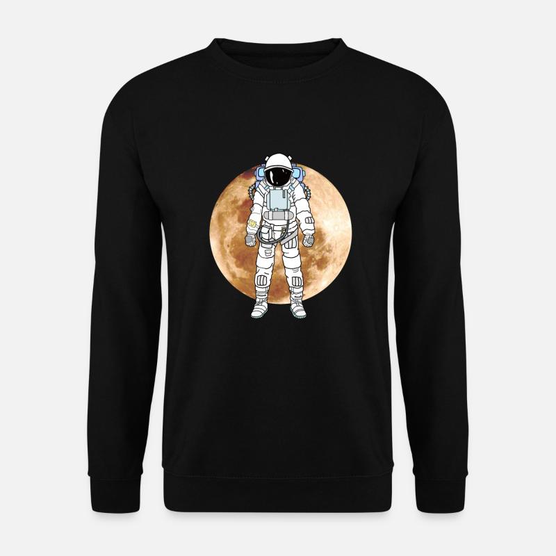 Astronaut Mond Mondlandung Nasa - Unisex Pullover - Schwarz