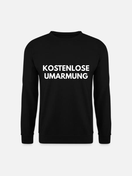 Kostenlose Umarmung - Unisex Pullover - Schwarz