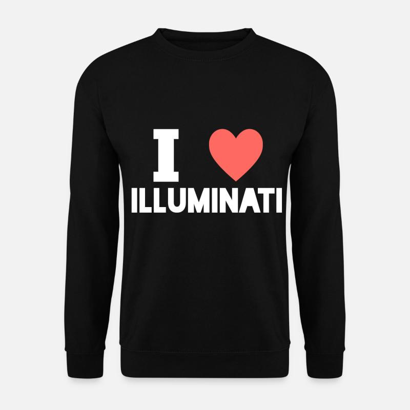 j'adore les illuminati - Sweat-shirt Unisexe - noir