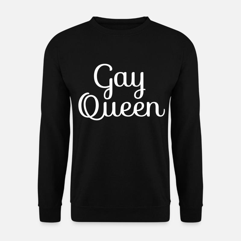 GAY QUEEN GAY PRIDE - Unisex Pullover - Schwarz