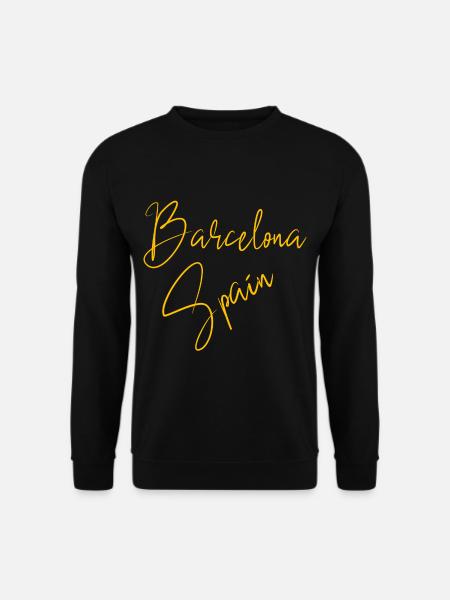 Barcelone Espagne - Sweat-shirt Unisexe - noir