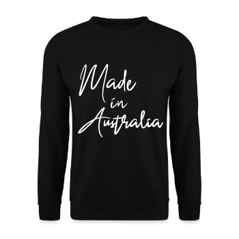 En Australie - Sweat-shirt Unisexe - noir - Devant - Alina (178cm) & Michal (187cm)