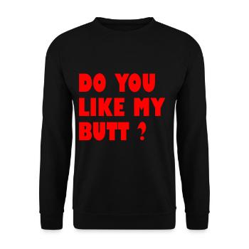 funny gift idea - Unisex Sweatshirt - black - Front - Alina (178cm) & Michal (187cm)