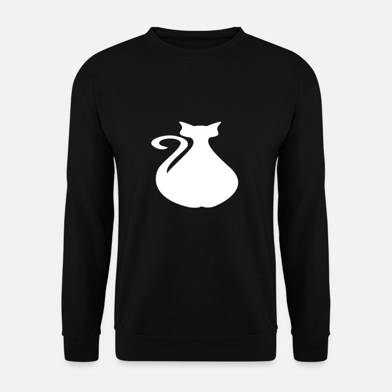 gros chat - Sweat-shirt Unisexe - noir