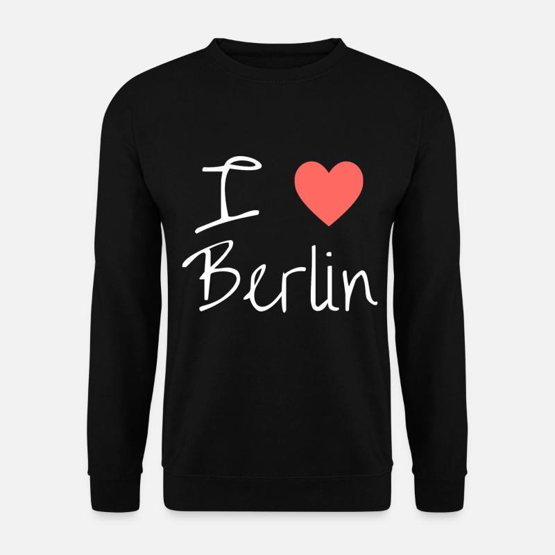 i love Berlin - Unisex Pullover - Schwarz