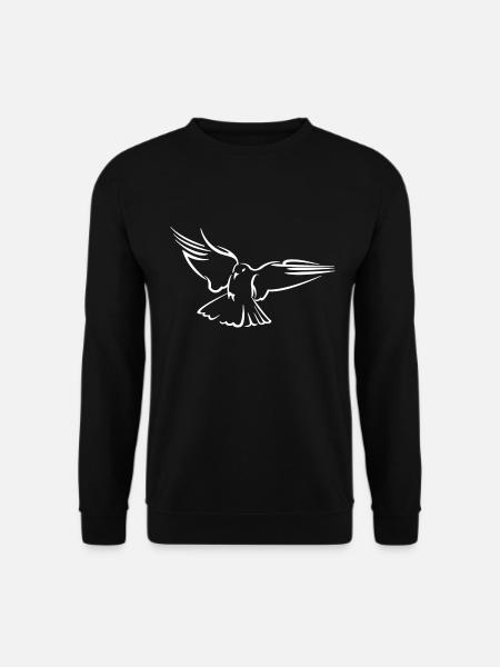 colombe de la paix - Sweat-shirt Unisexe - noir