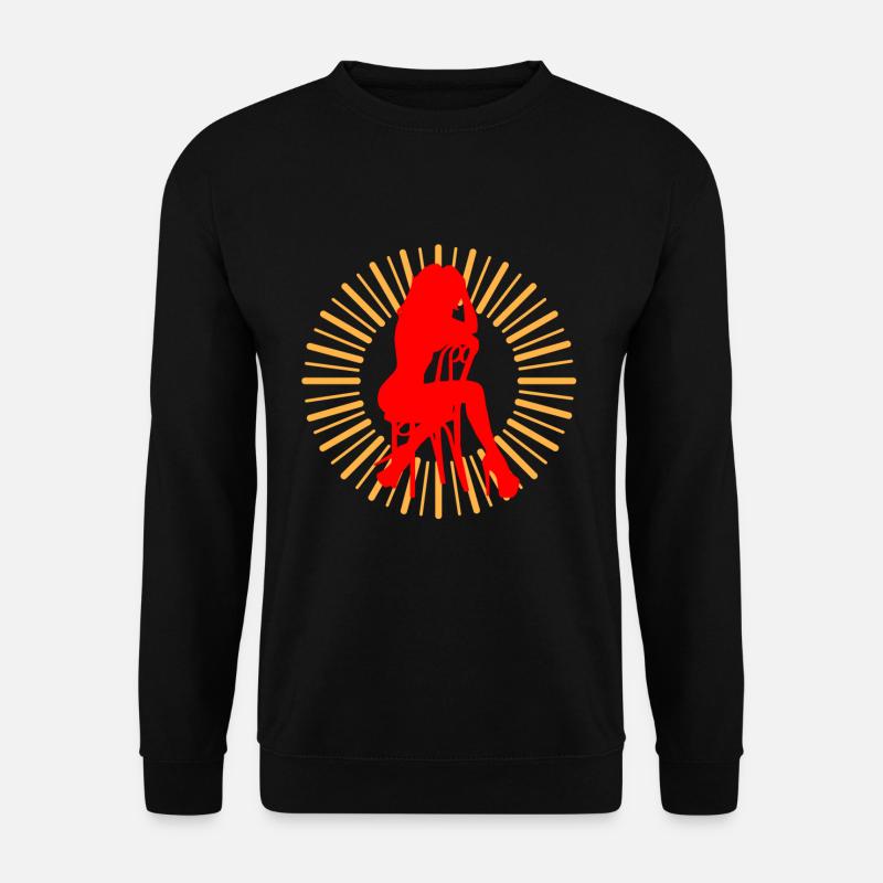 effeuilleuse - Sweat-shirt Unisexe - noir