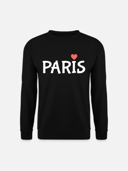 Paris - Sweat-shirt Unisexe - noir