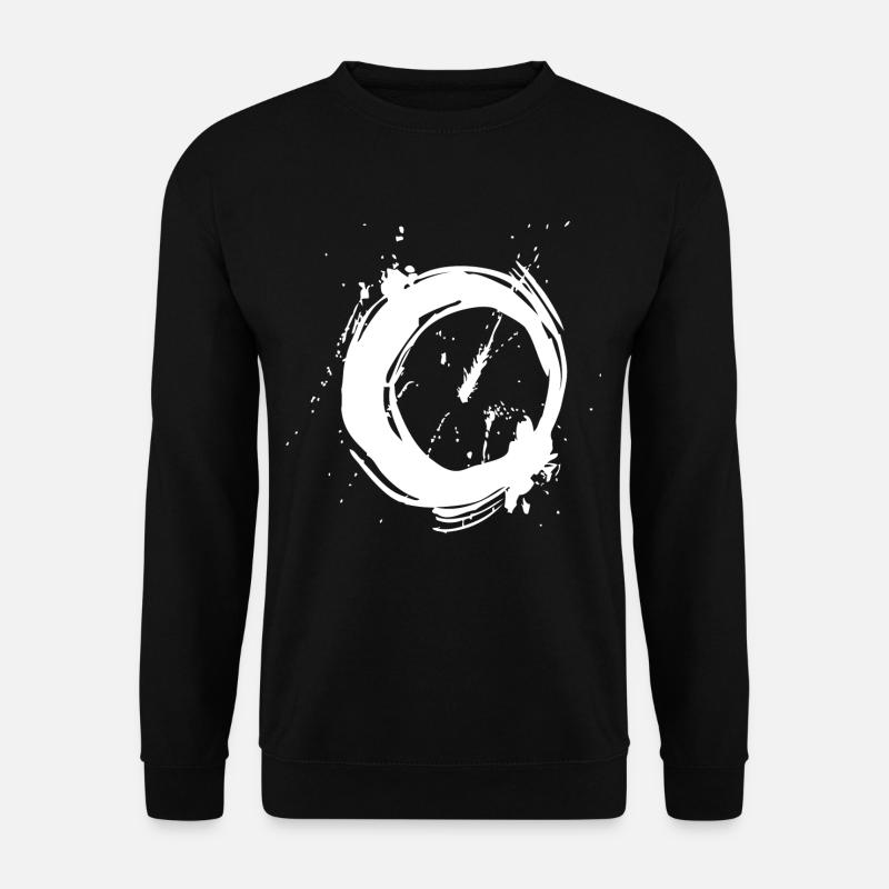 Kreis Ring - Unisex Pullover - Schwarz