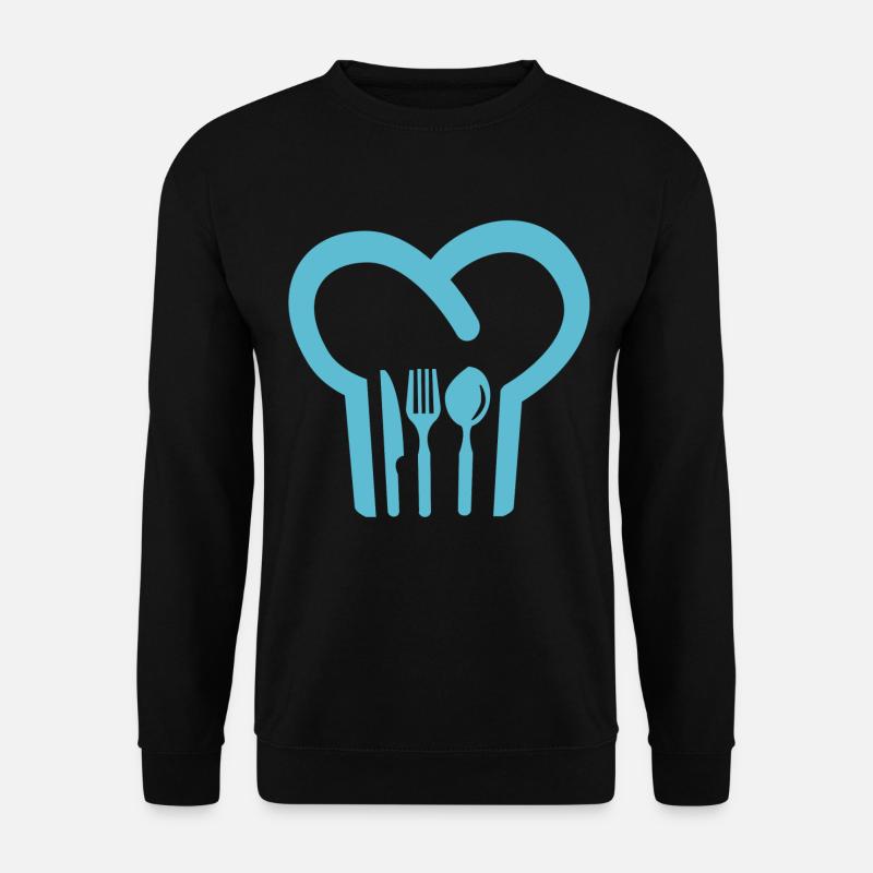 Bonnet de cuisine - Sweat-shirt Unisexe - noir