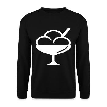 Eisbecher - Unisex Pullover - Schwarz - Vorne - Alina (178cm) & Michal (187cm)