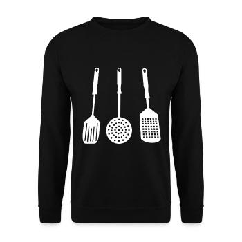 Les demi-braqueurs - Sweat-shirt Unisexe - noir - Devant - Alina (178cm) & Michal (187cm)