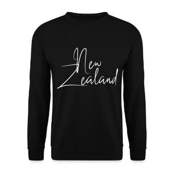 Nouvelle-Zélande - Sweat-shirt Unisexe - noir - Devant - Alina (178cm) & Michal (187cm)