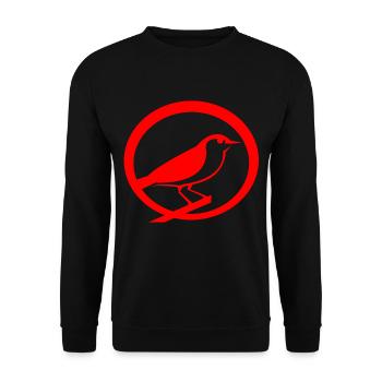 bird - Unisex Sweatshirt - black - Front - Alina (178cm) & Michal (187cm)