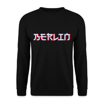 Berlin - Sweat-shirt Unisexe - noir - Devant - Alina (178cm) & Michal (187cm)