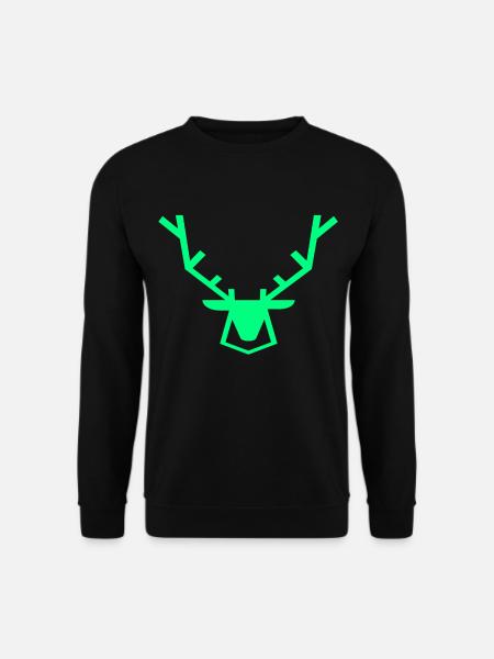 Cerf - Sweat-shirt Unisexe - noir