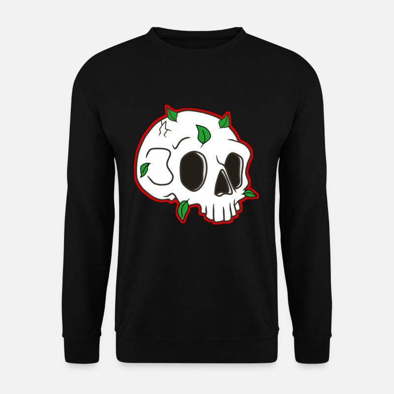 Totenkopf Design - Unisex Pullover - Schwarz