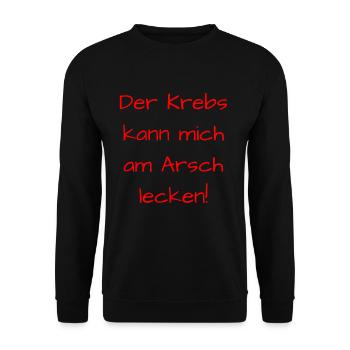 Kampf gegen Krebs - Unisex Pullover - Schwarz - Vorne - Alina (178cm) & Michal (187cm)