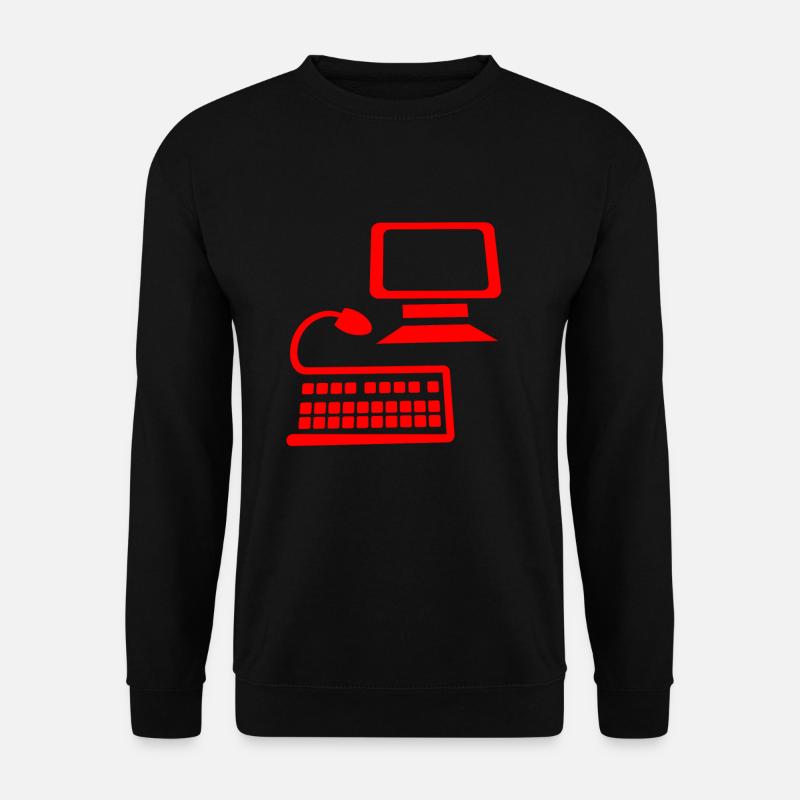Computer office life - Unisex Sweatshirt - black