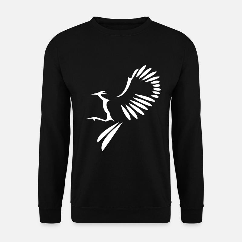 Vogel Abbildung - Unisex Pullover - Schwarz