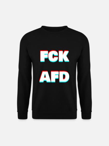FCK AFD - Unisex Pullover - Schwarz