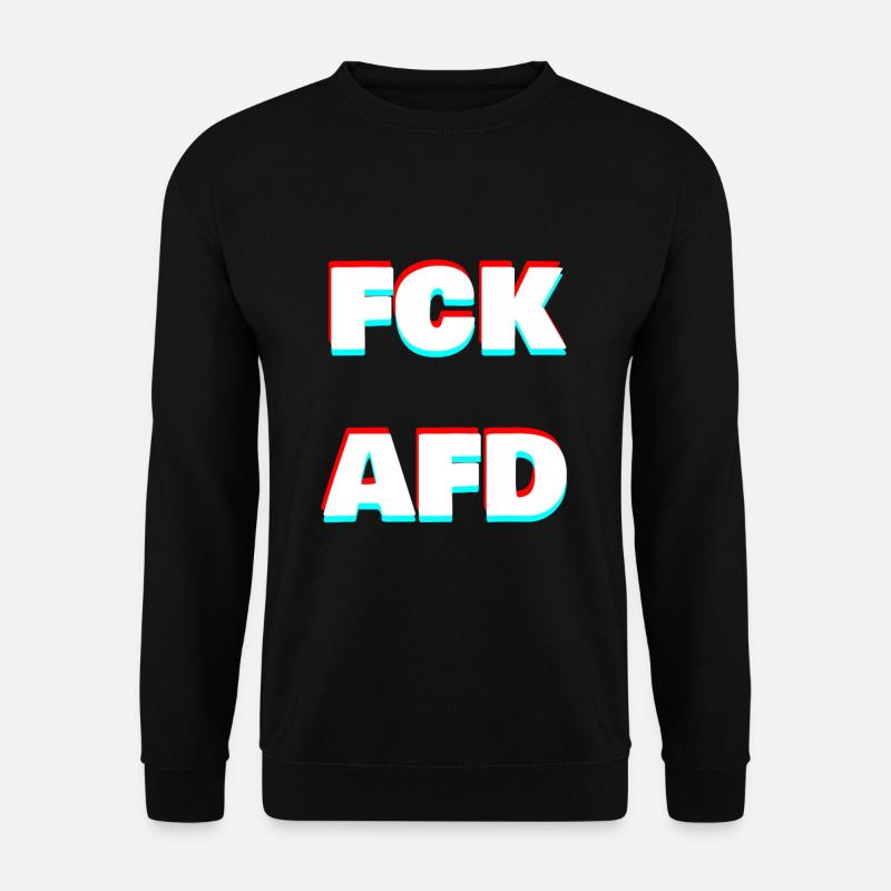 FCK AFD - Unisex Pullover - Schwarz